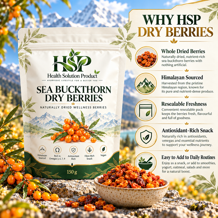 Sea Buckthorn Dry Berries | 300 g